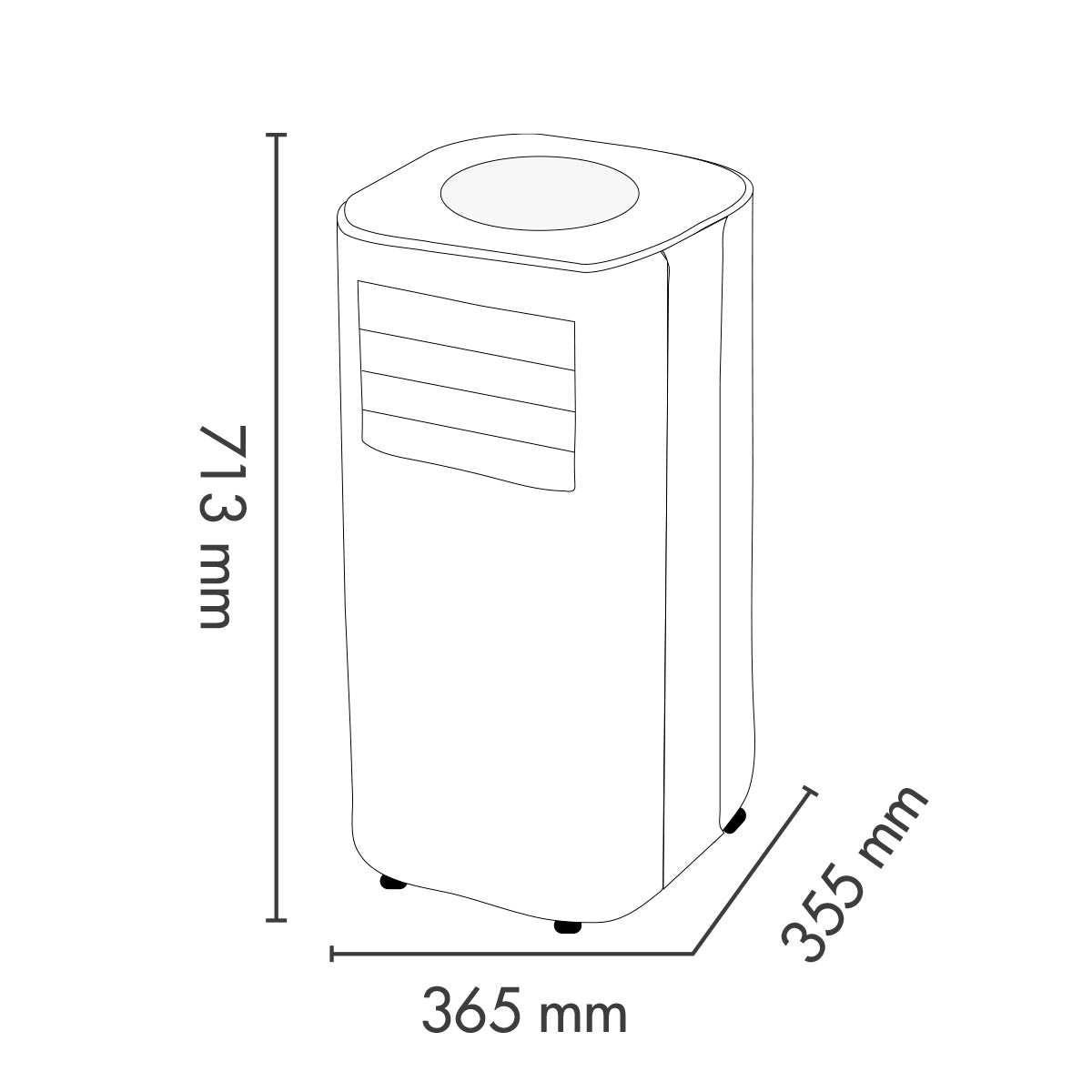 Ares EU 10000 BTU/h, condizionatore portatile (2° scelta)