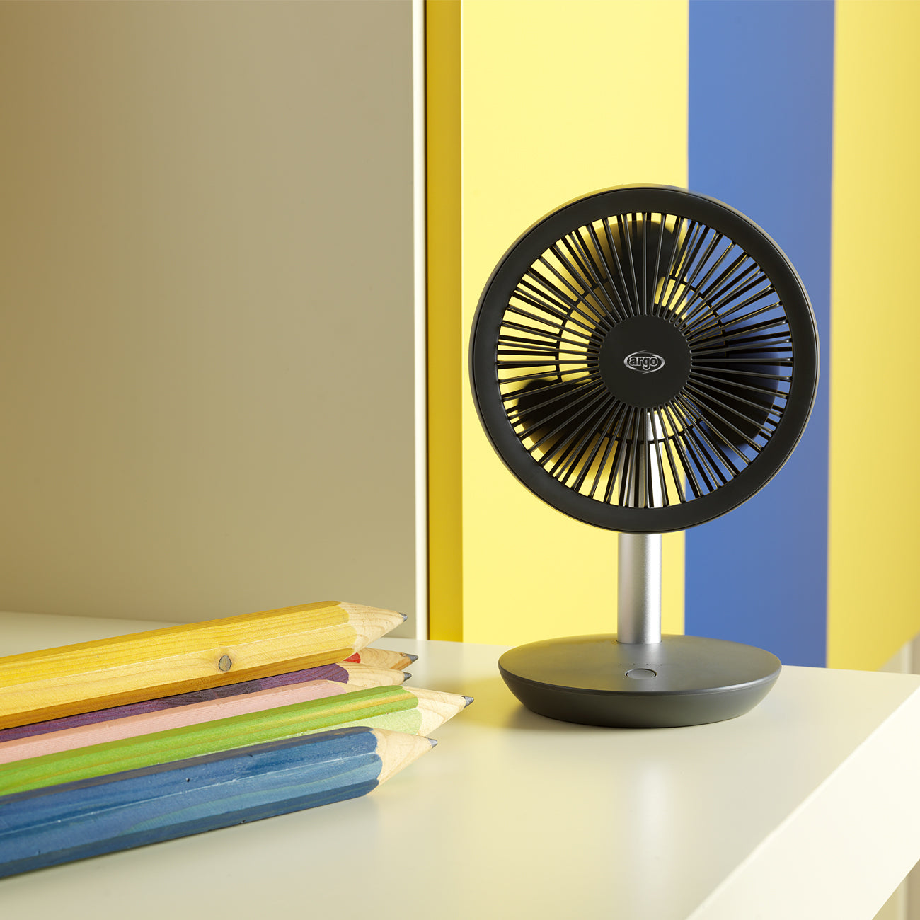 Argo Orfeo Titanium, ventilatore ricaricabile