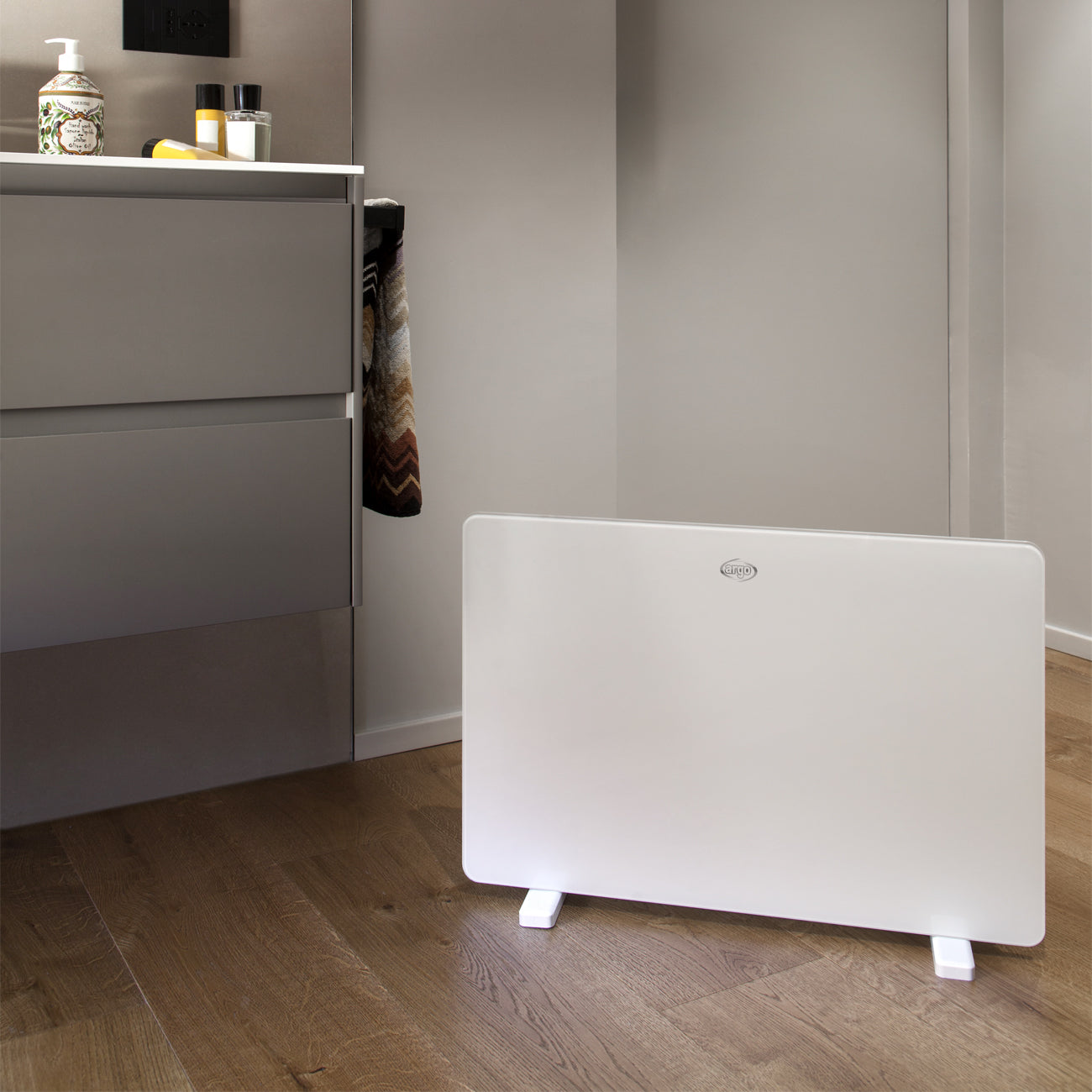 Argo Fancy, termoconvettore da parete o pavimento in vetro