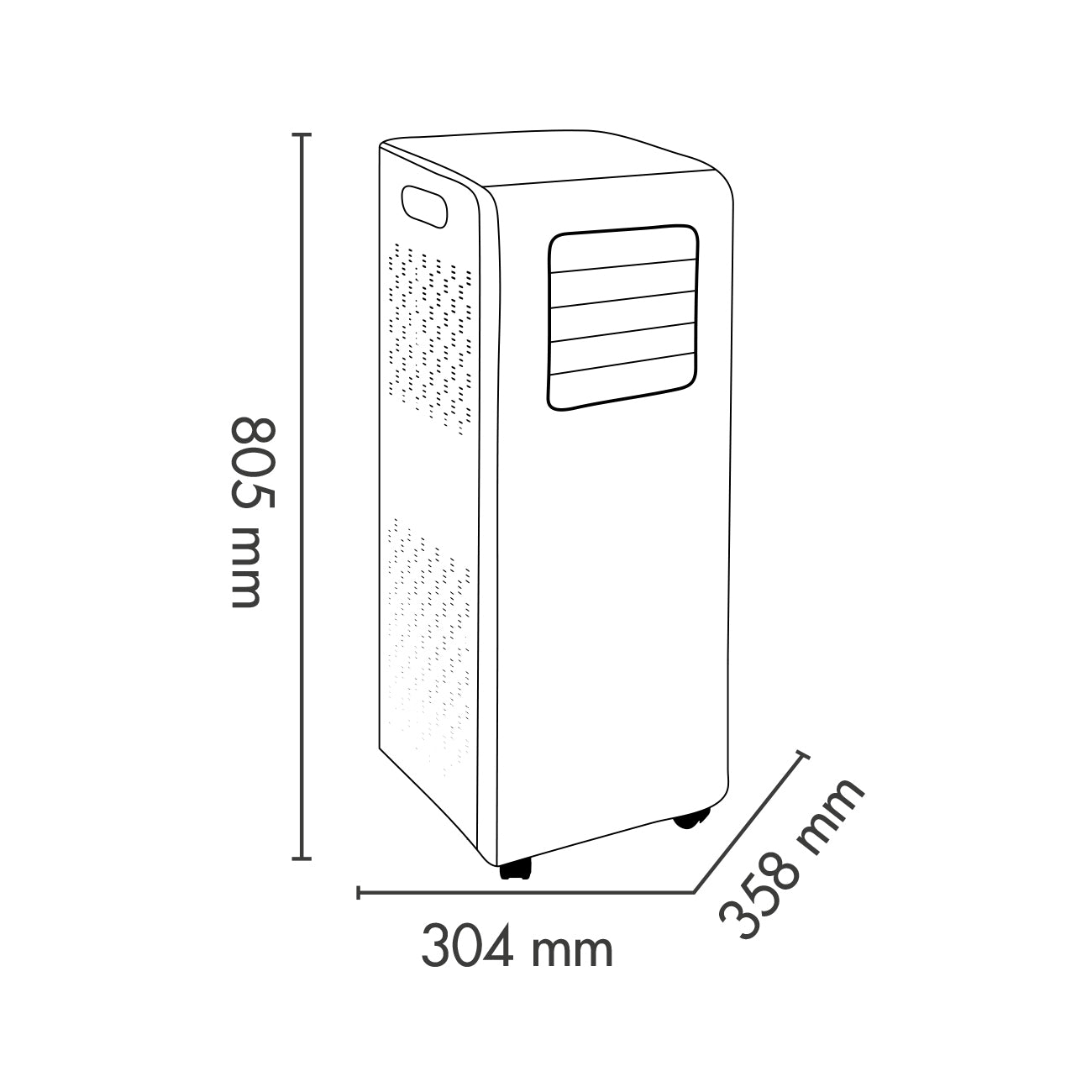 Argo Khors 8000 BTU/h, condizionatore portatile (2° scelta)