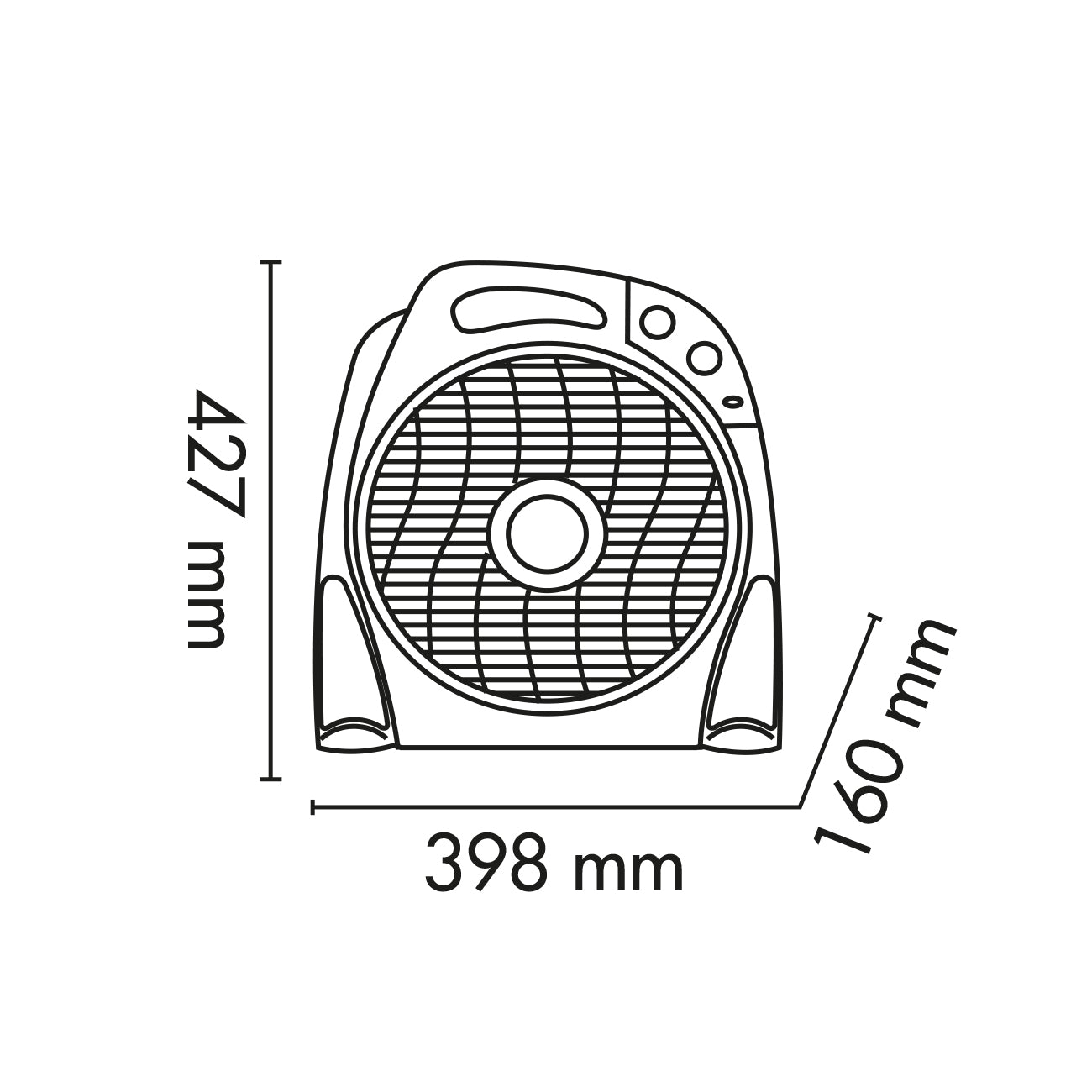Argo Aster, ventilatore box
