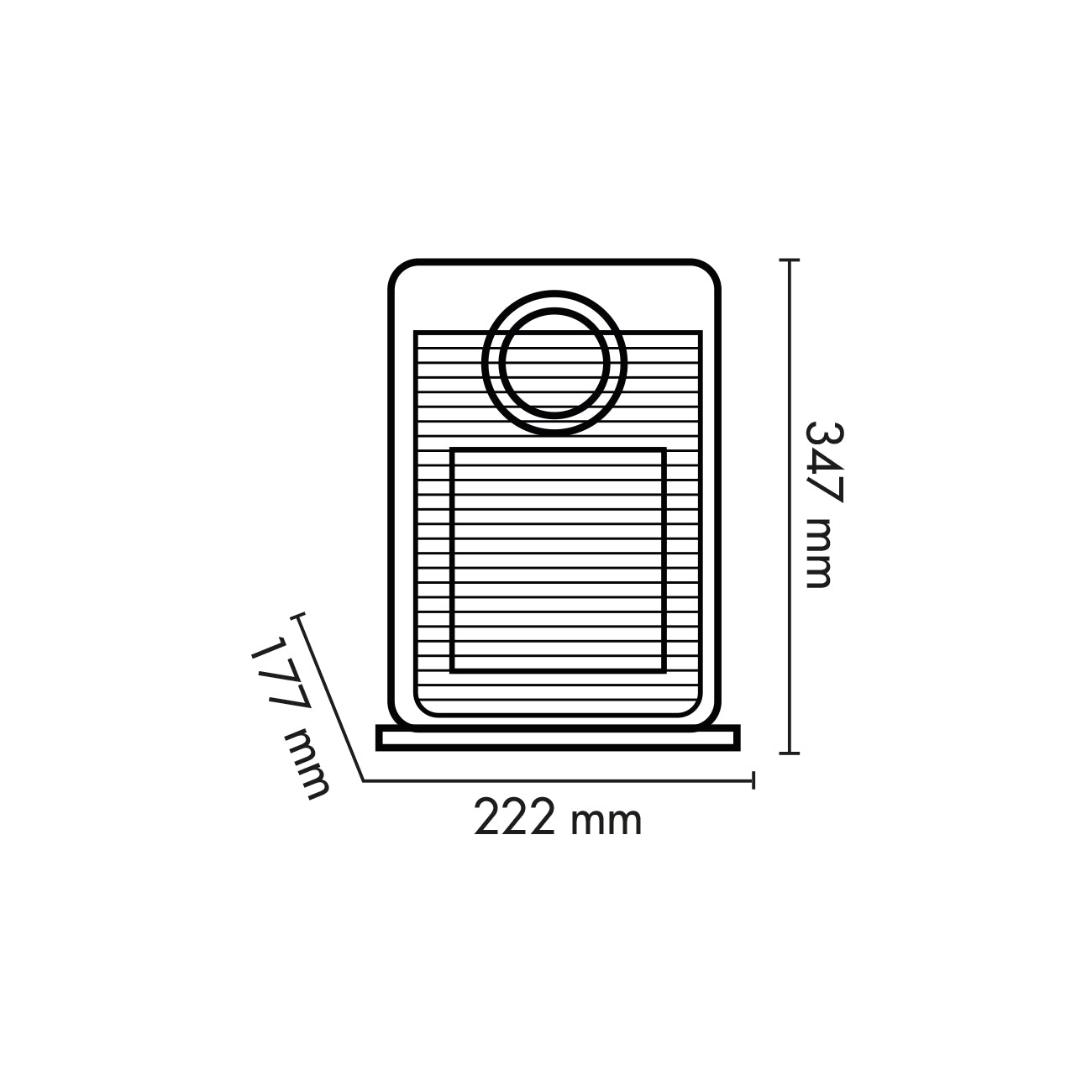 Argo Beat, termoventilatore ceramico