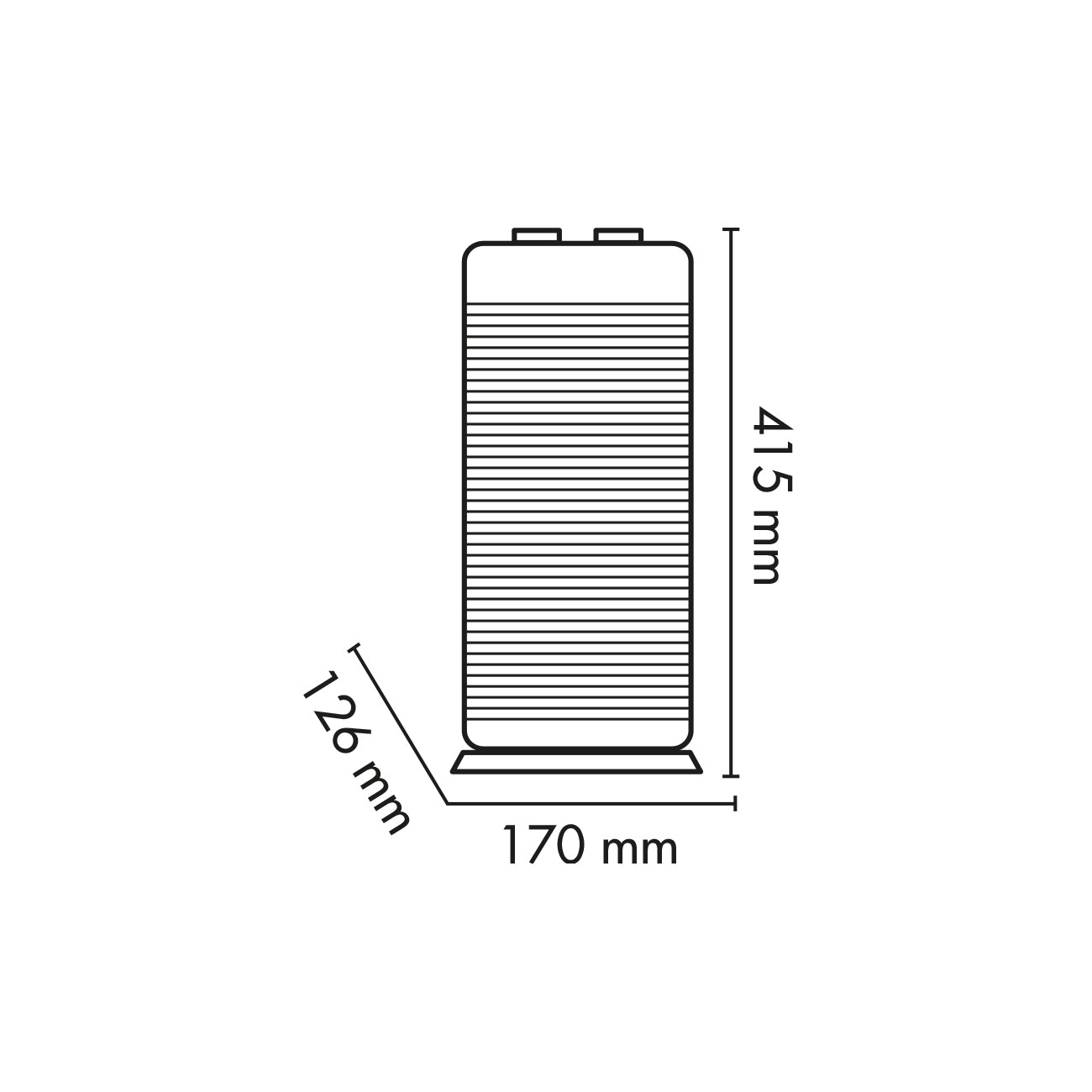Argo Boogie Plus, termoventilatore ceramico