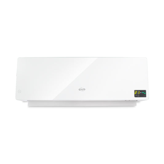 Argo Chic White, termoventilatore ceramico con pannello in vetro