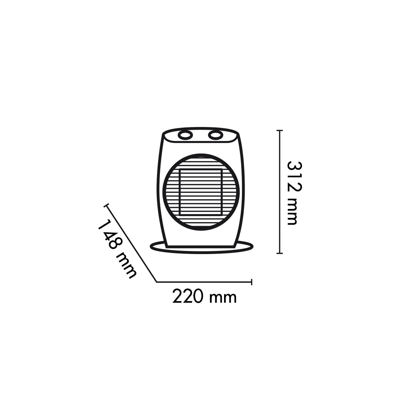 Argo Cult, termoventilatore ceramico