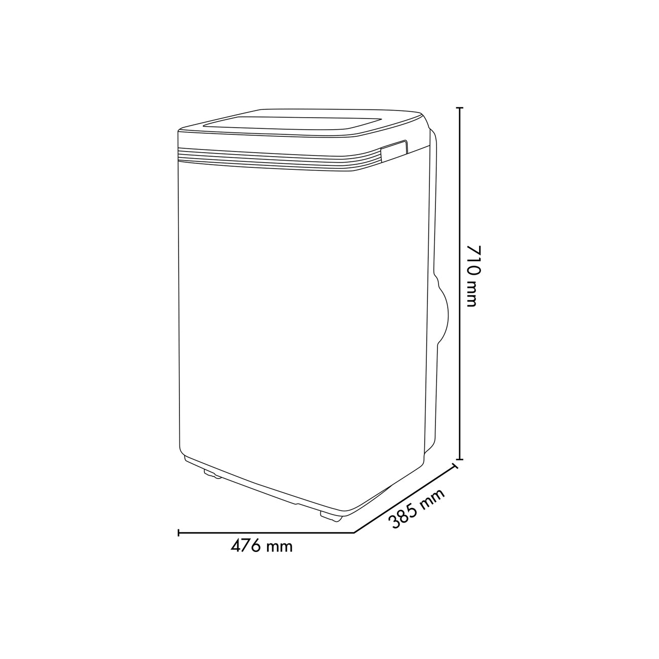 Argo Daven Plus 13000 BTU/h, condizionatore portatile