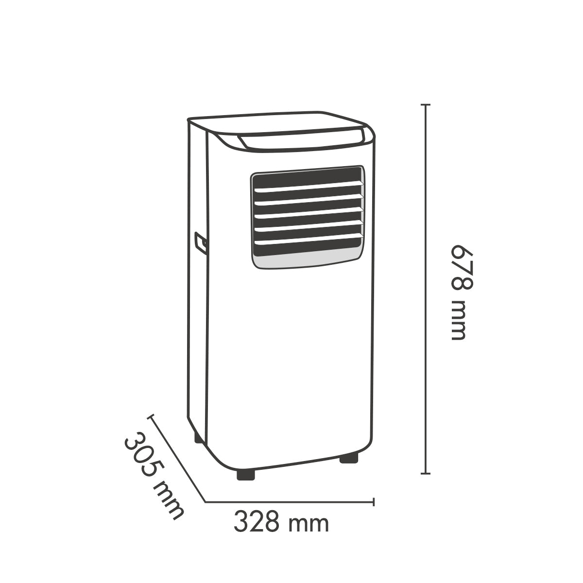 Argo Egon EU 8000 BTU/h, condizionatore portatile