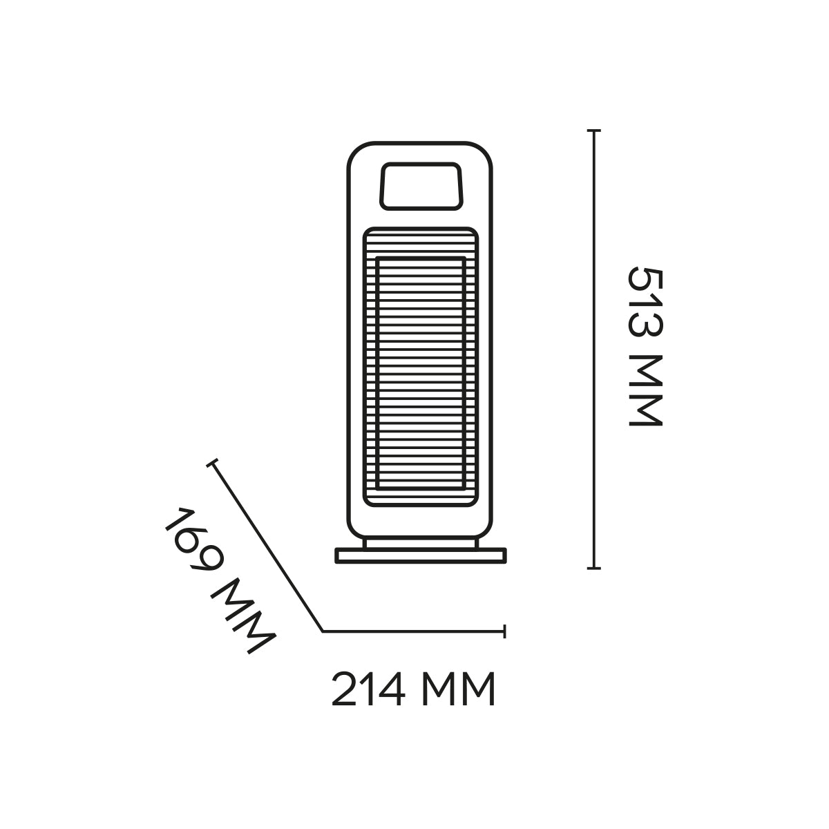 Argo Fusion, termoventilatore ceramico a torre (2° scelta)