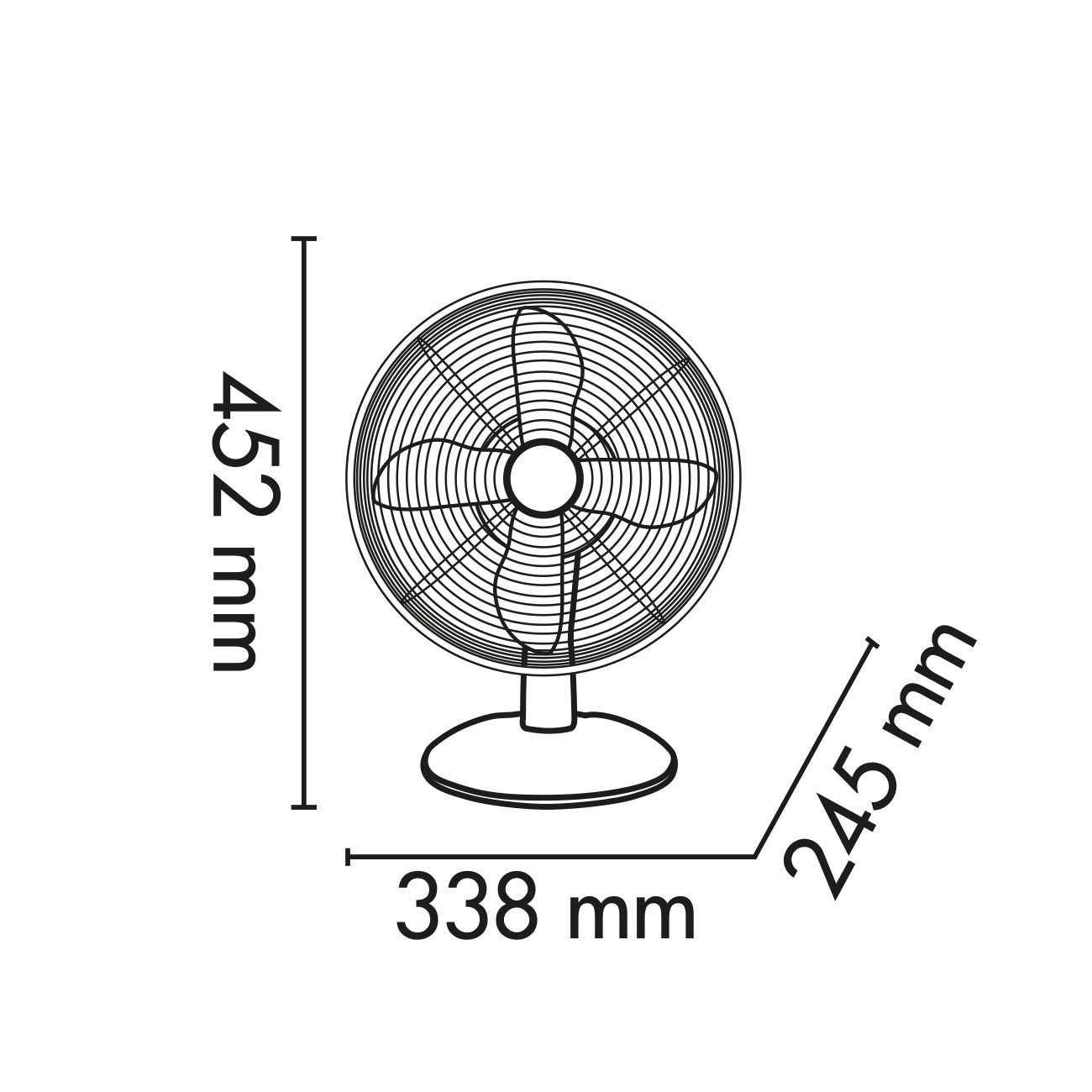 Argo Iridium, ventilatore in metallo