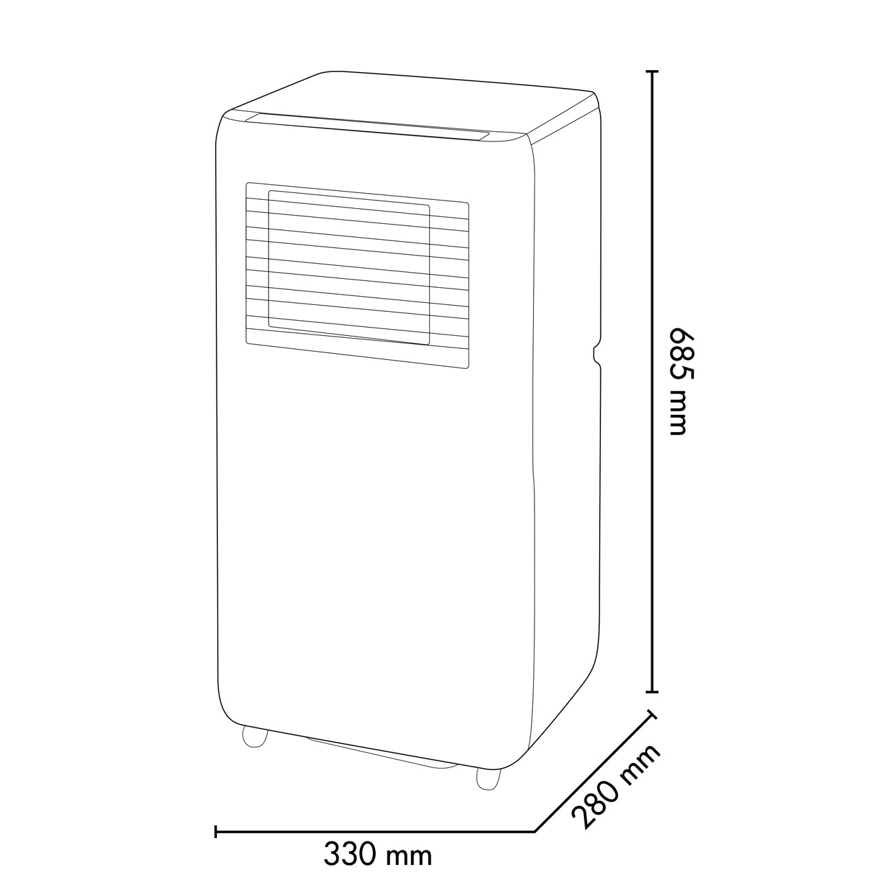 Argo Kary 8000 BTU/h, condizionatore portatile