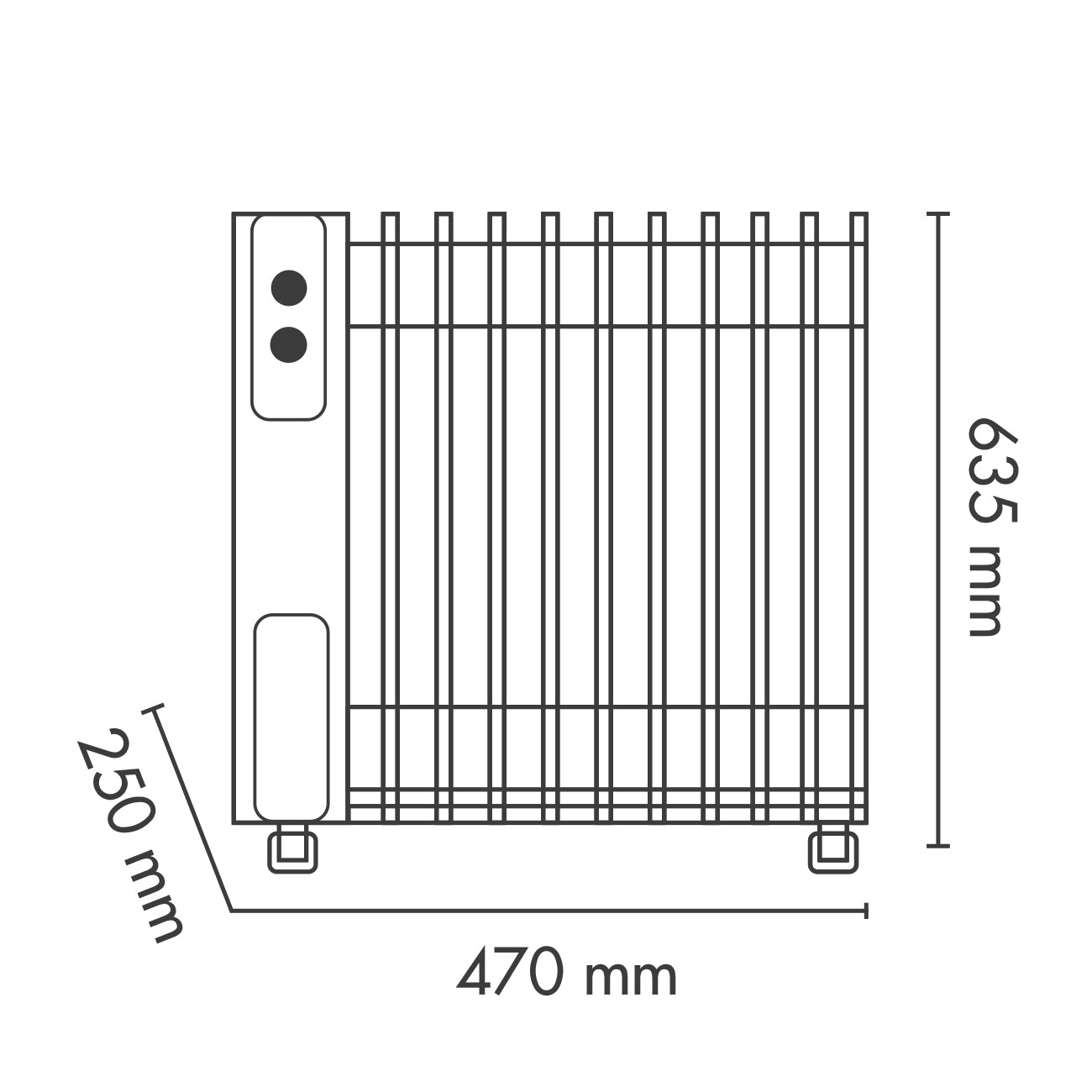 Argo Kasper S 11, radiatore a olio (2° scelta)
