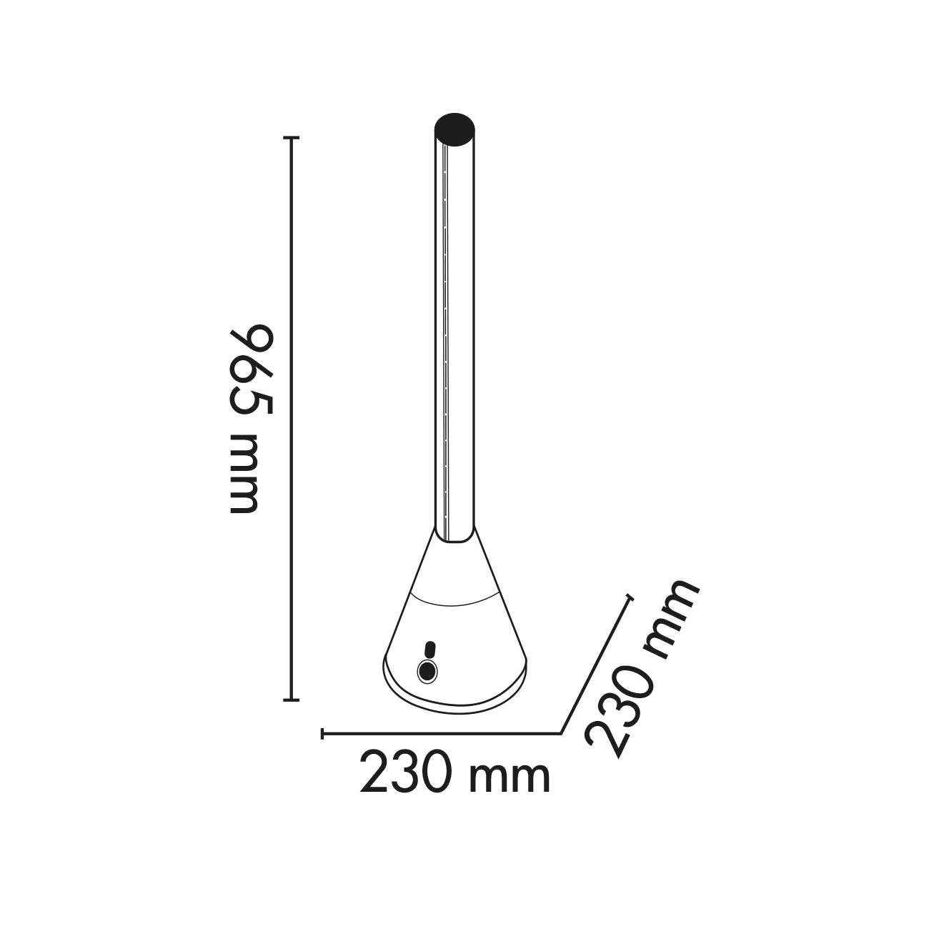 Argo Oniro Tower BLACK, ventilatore a torre