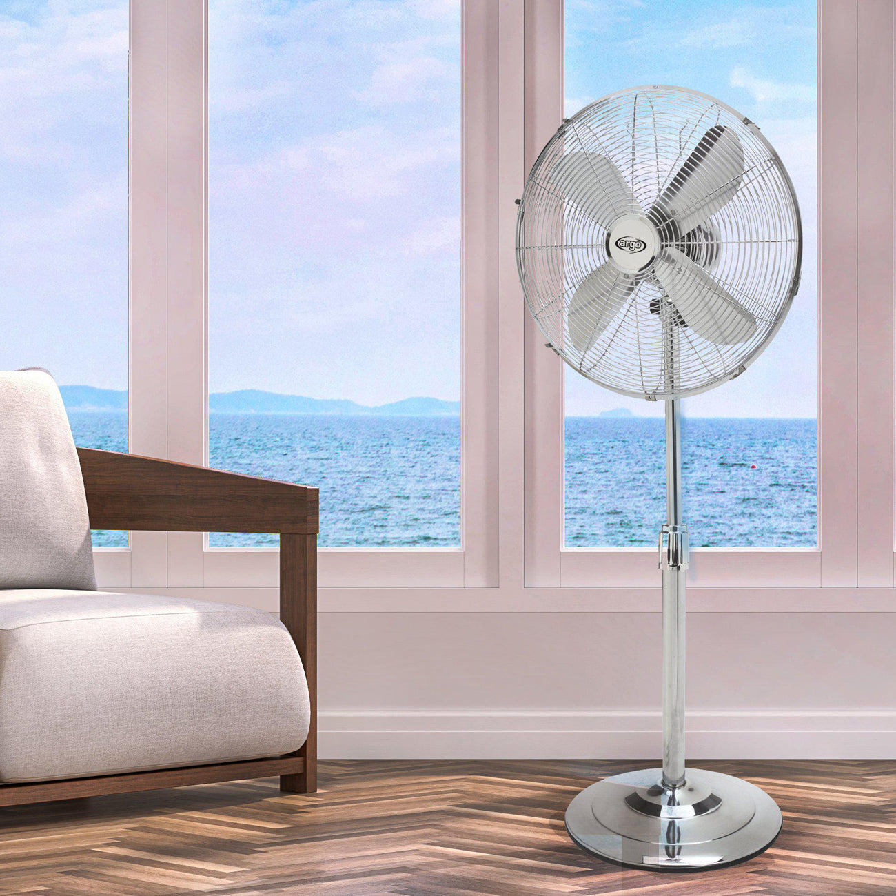 Argo Palladium, ventilatore a piantana in metallo (2° scelta)