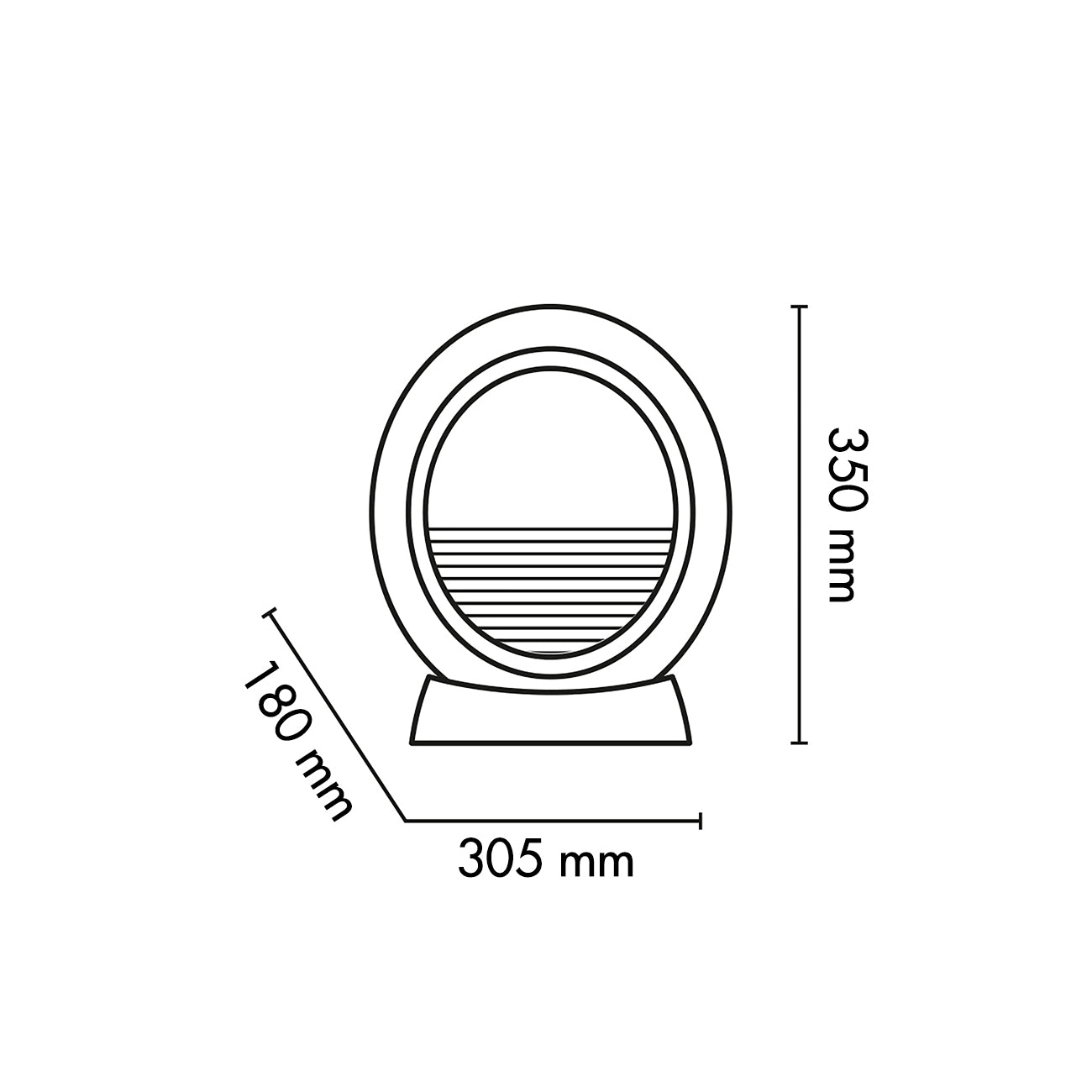 Argo Pepita Silver, caminetto elettrico ceramico (2° scelta)