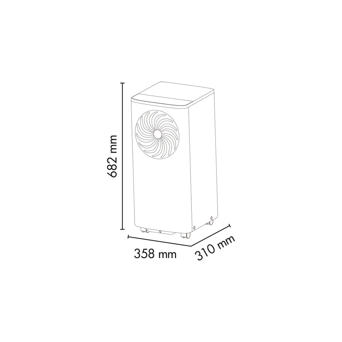 Argo Sphera 10000 BTU/h, condizionatore portatile (2° scelta)