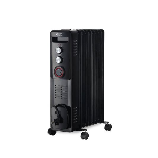 Argo Warm Black TT 9, radiatore a olio con funzione Turbo 9 elementi