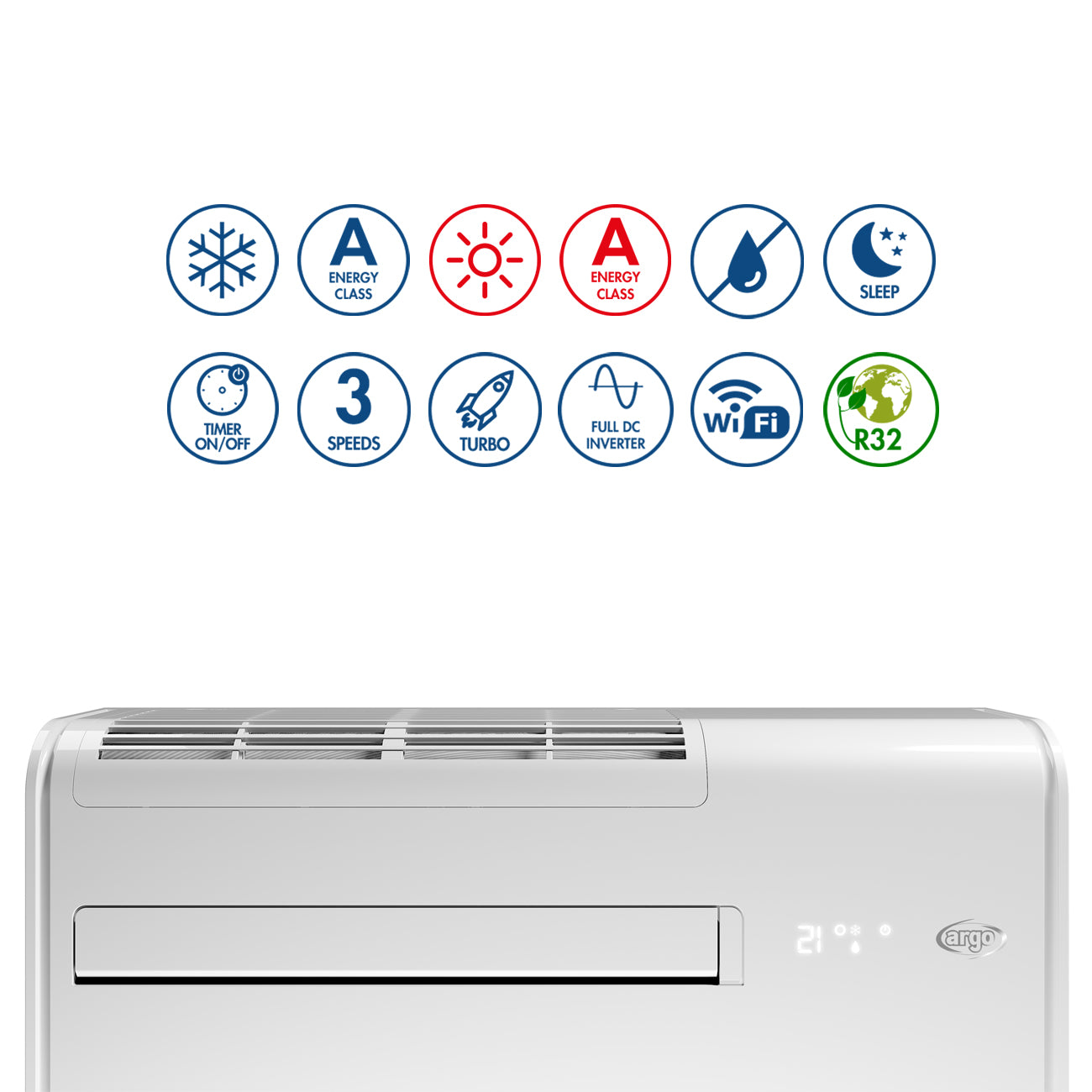Argo Apollo 12HP, Climatizzatore monoblocco con WiFi