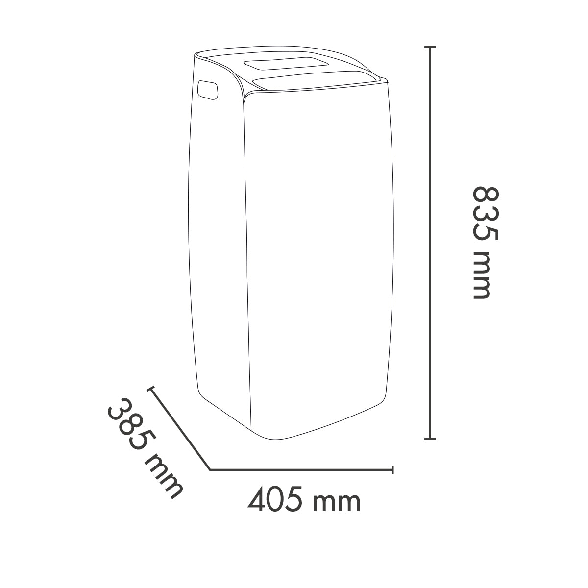 Argo Maxime Plus EU 13000 BTU/h con Wifi, condizionatore portatile con pompa di calore (2° scelta)