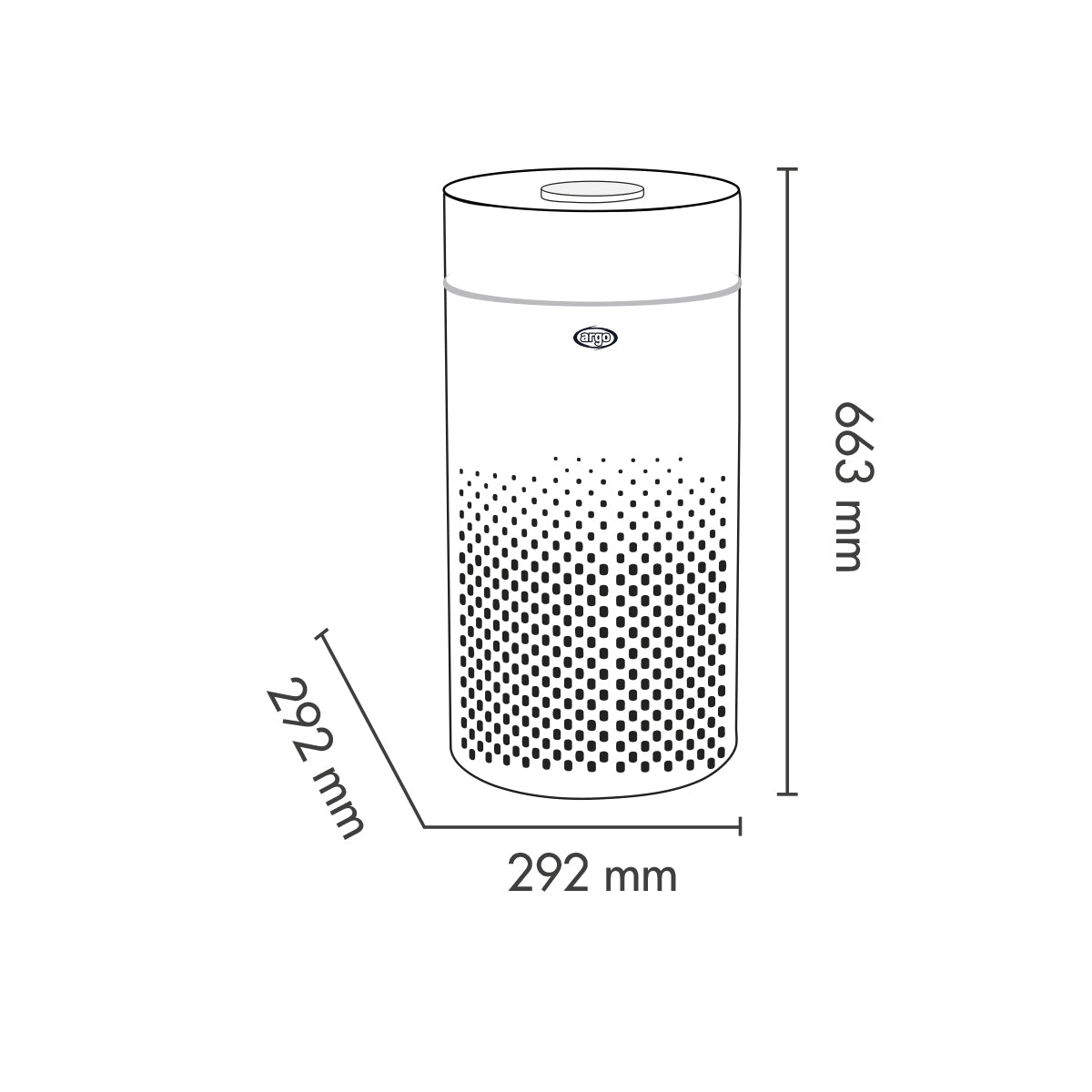 Argo Pury Pro, purificatore d'aria con Wifi (2° scelta)