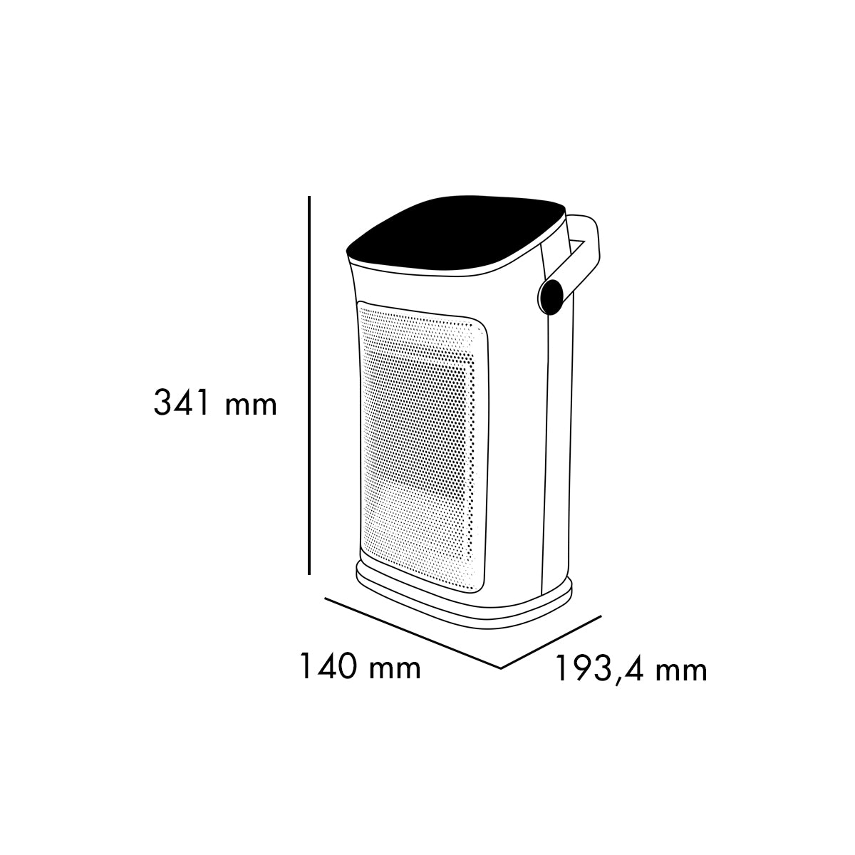 Argo Cloe, termoventilatore ceramico (2° scelta)