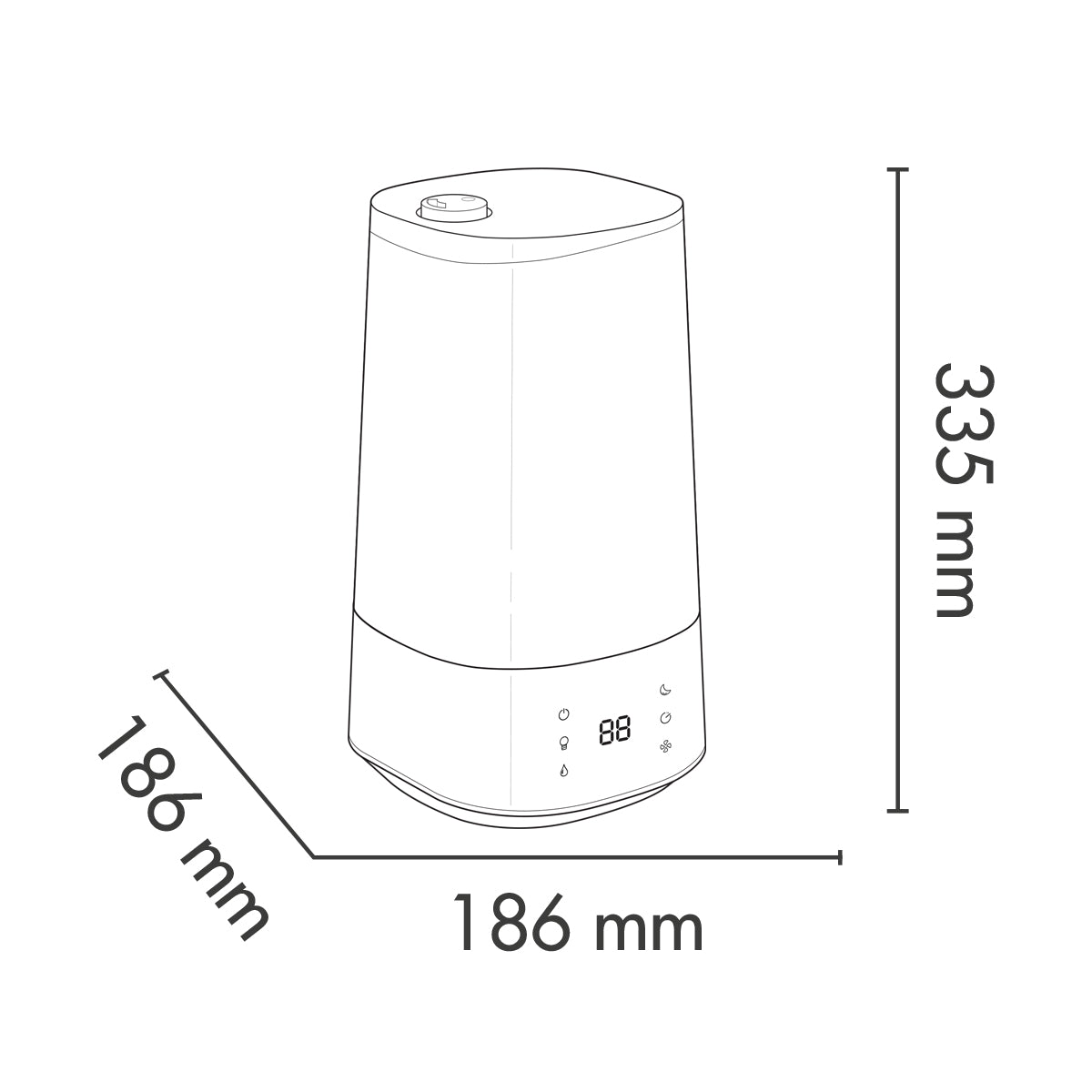 Argo Hydro Pury WF, umidificatore e purificatore con WiFi
